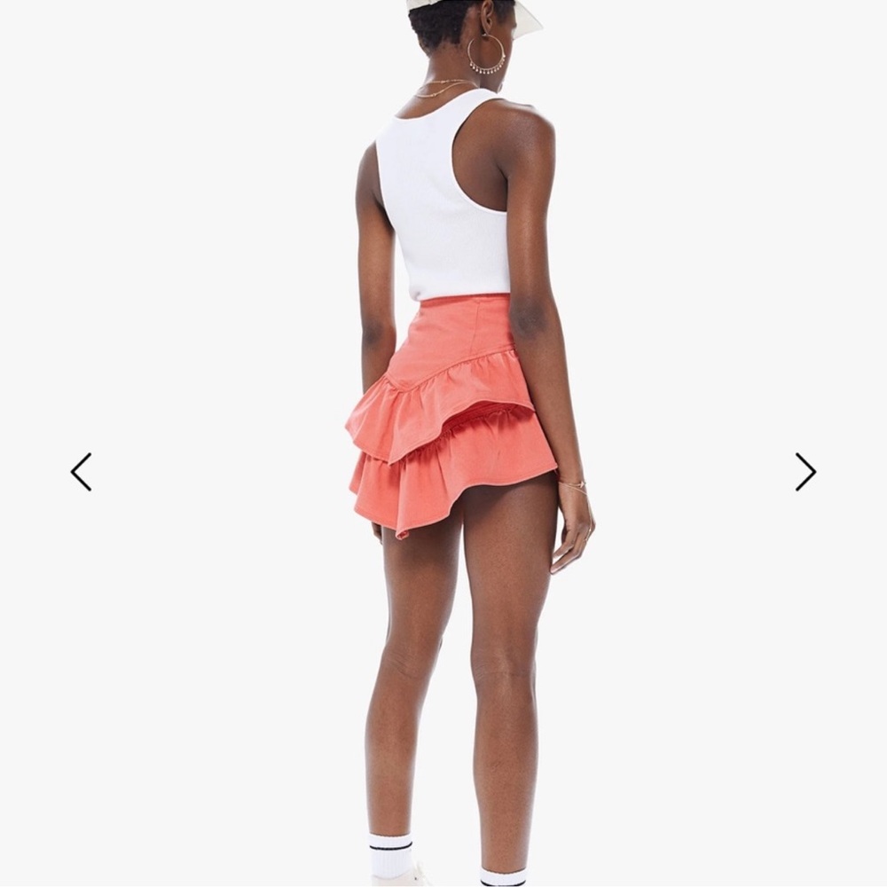 MOTHER Ruffle Mini Skirt‎ - Picture 3 of 6